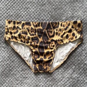 Leopard Print Swim Briefs. Mens. Charlie by MZ